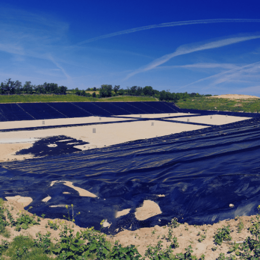 Clay is often used as a key component in landfill liners and caps due to its low permeability and ability to prevent the migration of leachate and contaminants into the surrounding soil and groundwater.