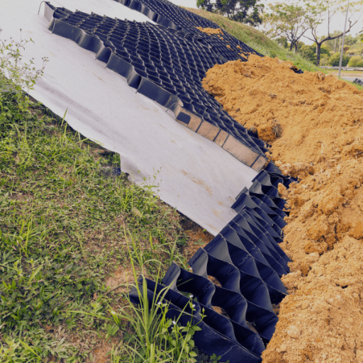 Fill dirt can be used to build up erosion control structures such as berms, embankments, and levees.